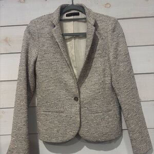 Generation Love Women's Tweed Blazer in Greige(cream/gray color ) Never worn!